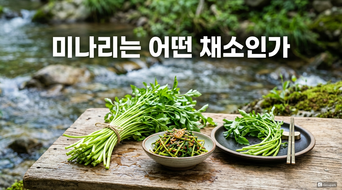 미나리는 어떤 채소인가
