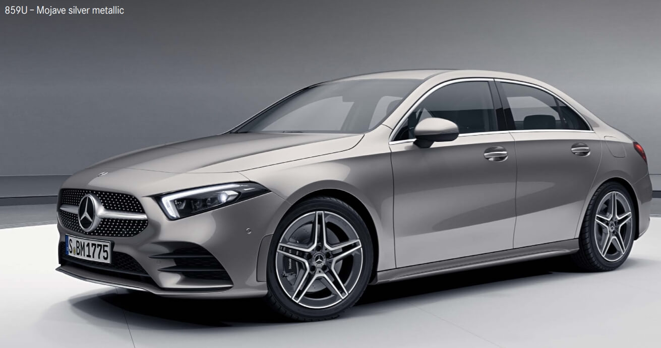 Mojave silver metallic(색상 코드 : 859) amg a 35 색상코드 - Mojave silver metallic(색상 코드 : 859)