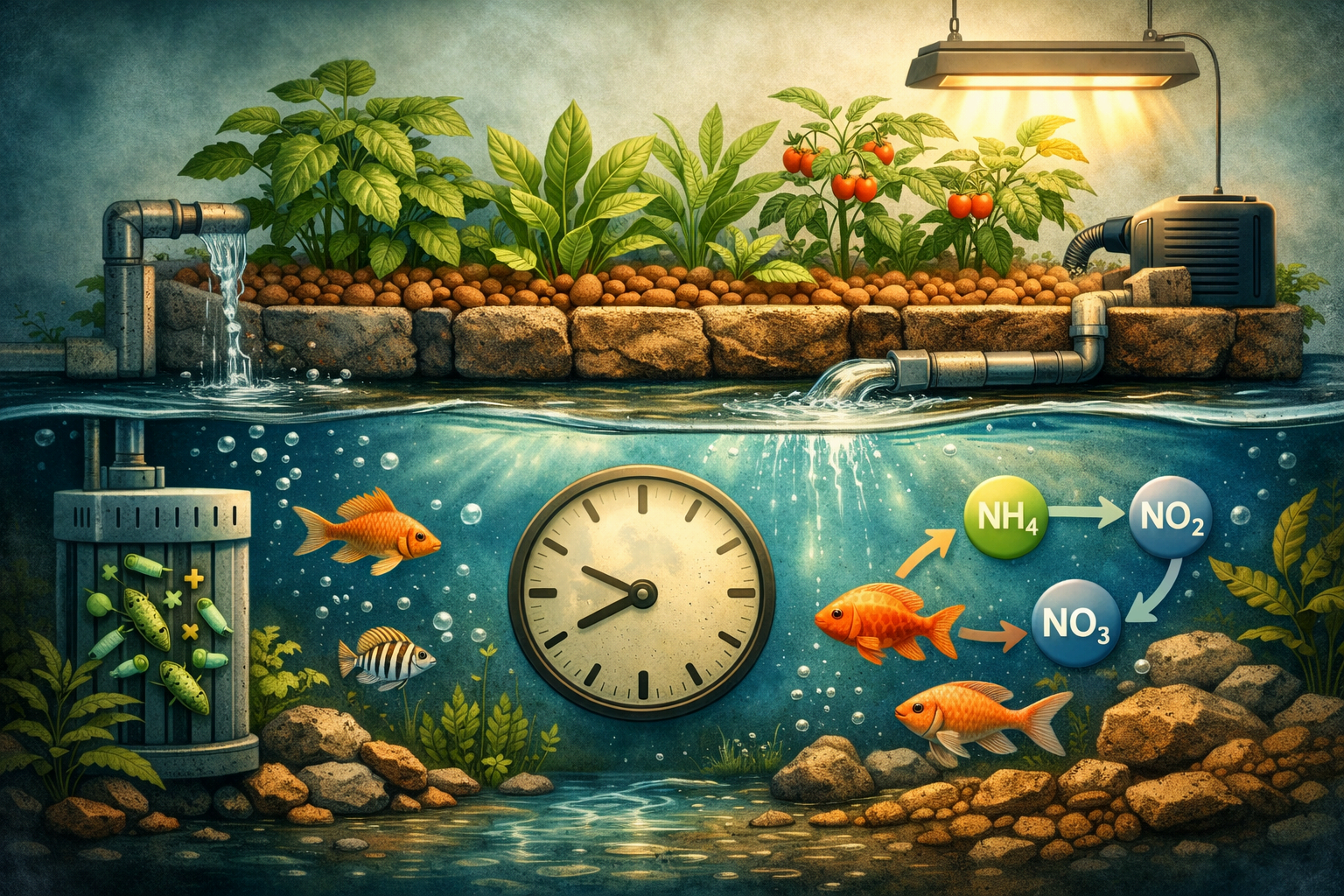 아쿠아포닉스는 왜 빠른 결과를 내기 어려운 시스템일까