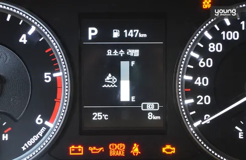 요소수 레벨 표시 예