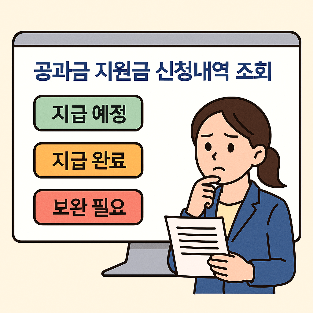 공과금 확인방법