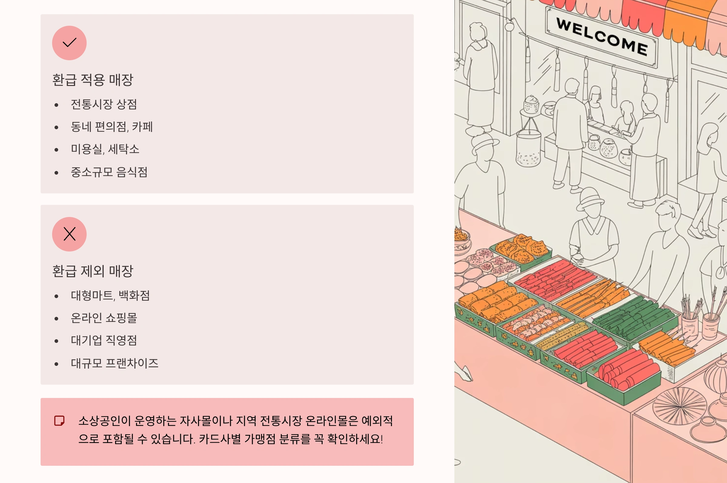 가맹점 적용 기준