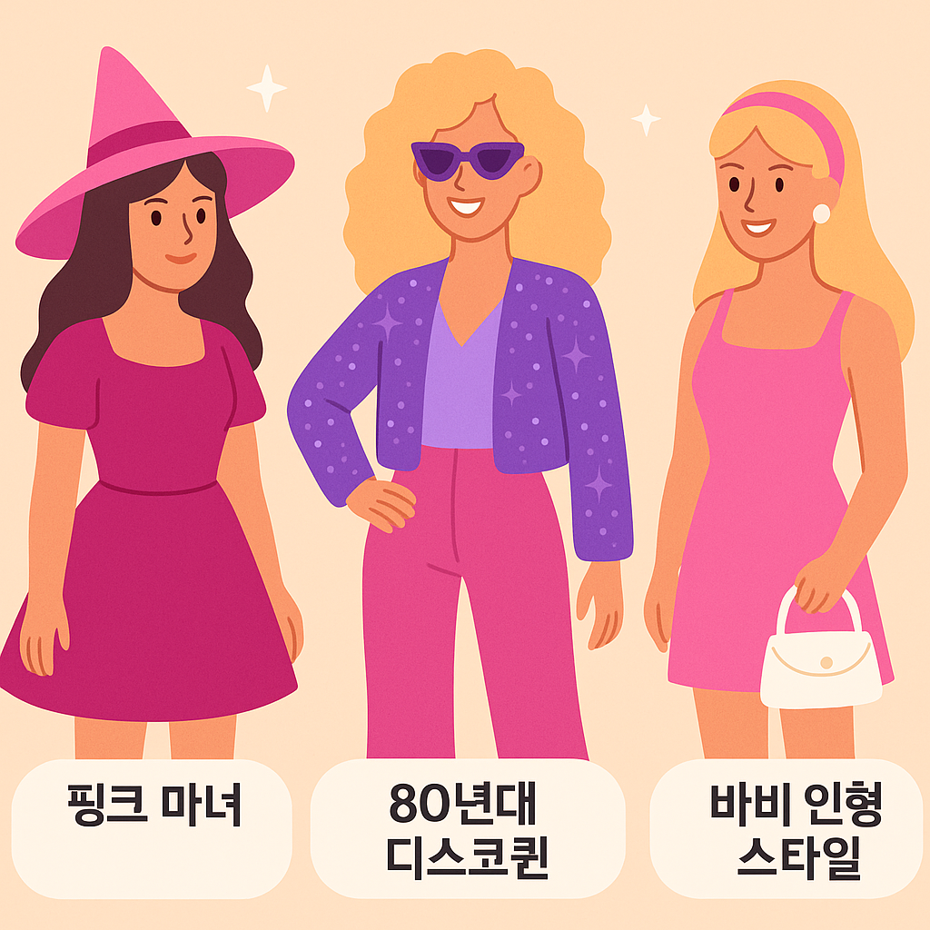 복구풍과 캐릭터 요소 코스프레