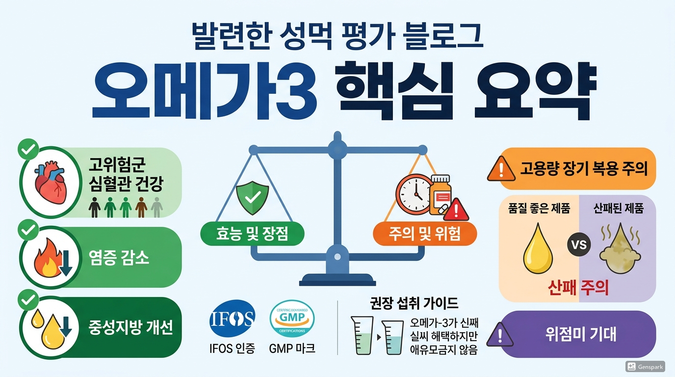 오메가3 핵심 요약