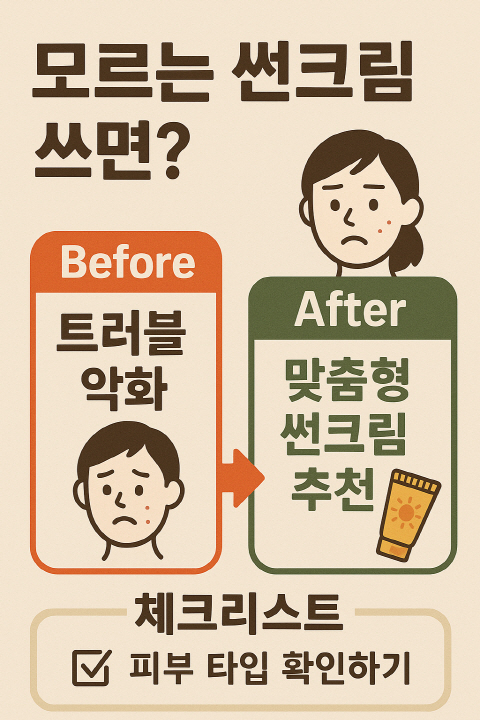 모르는 썬크림 쓰면 오히려 부작용 위험