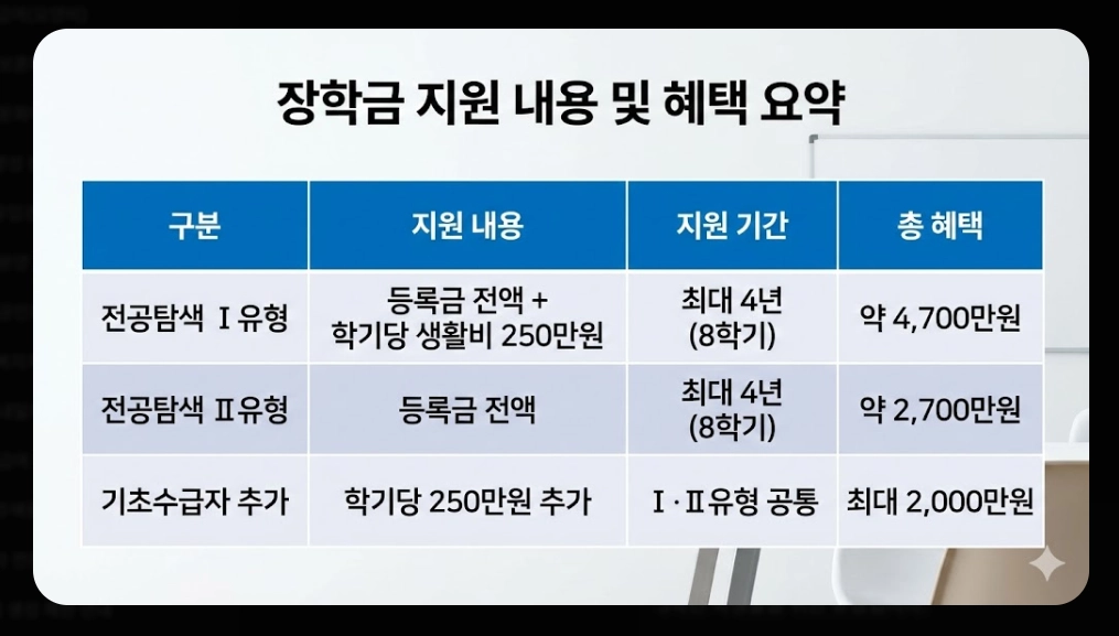 인문100년장학금 신청자격,신청방법,지원금액