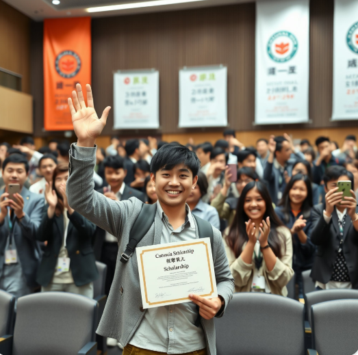 일본 유학생 장학금 관련 사진