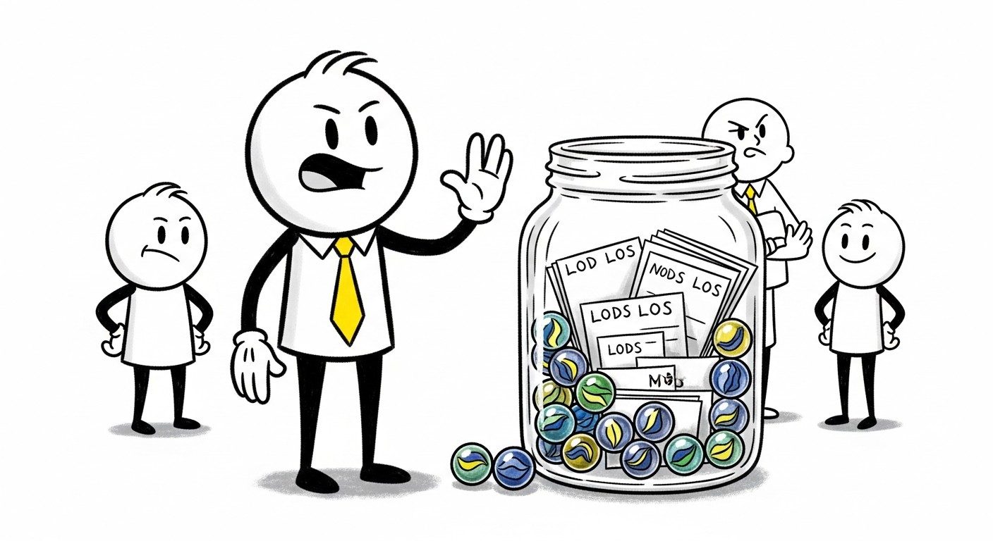 당첨을 적은 종이를 접어 섞는 무작위 제비뽑기