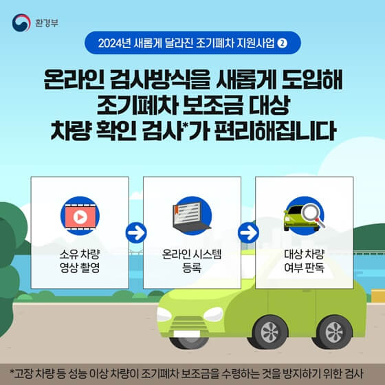 2024 노후경유차 조기폐차 온라인 신청방법