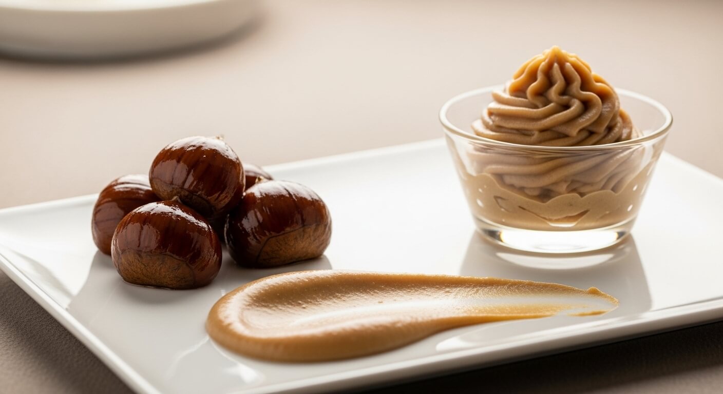 유럽 밤 품종의 달콤함과 가공 적합성