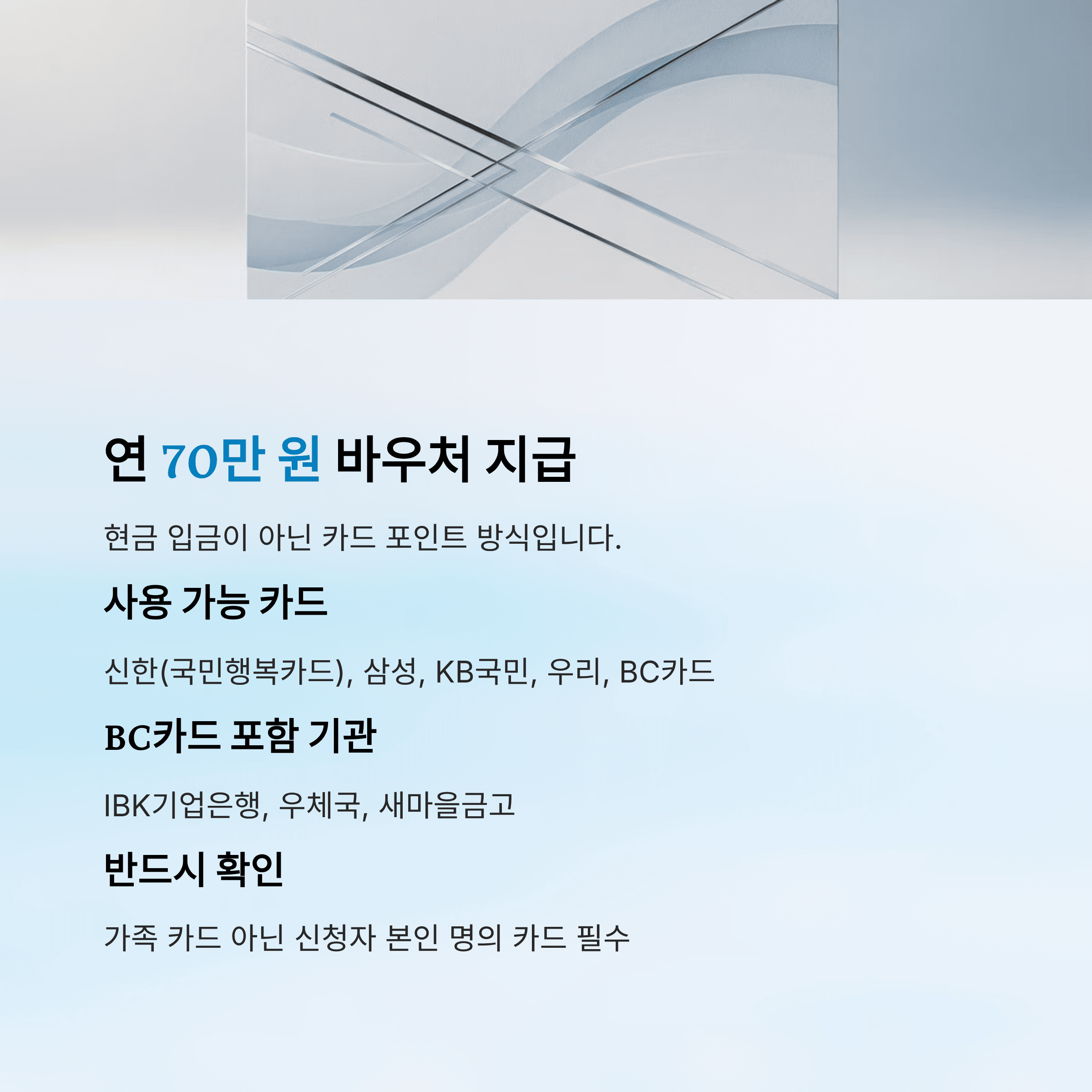 연 70만 원 바우처 지급