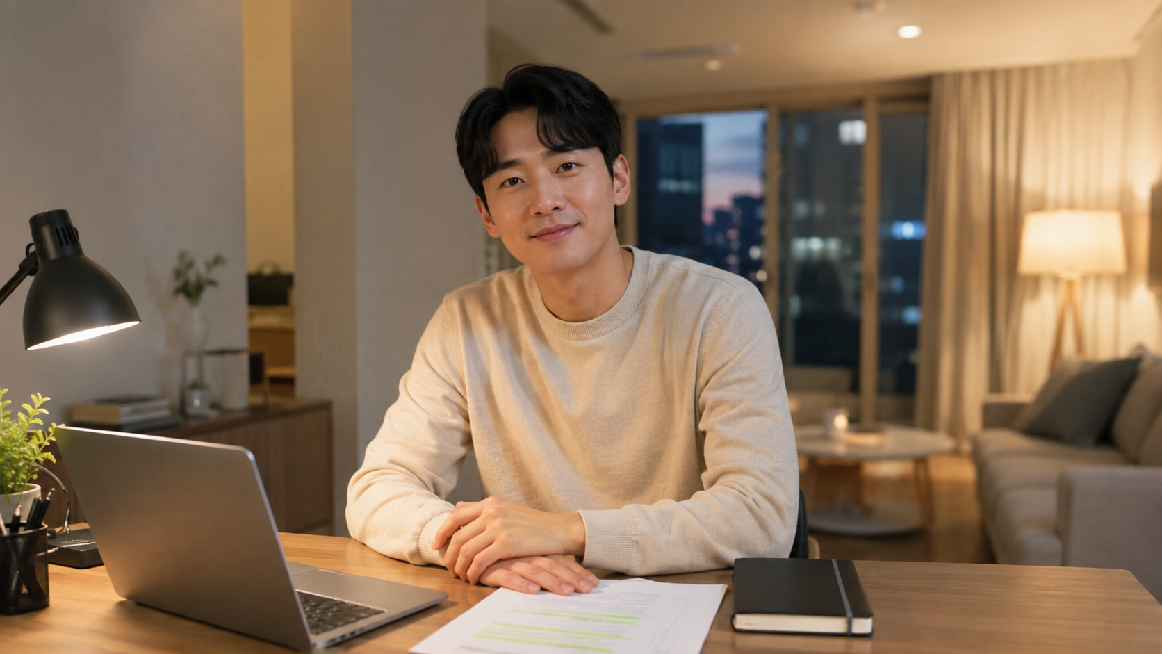 생애최초 마무리 행복 장면