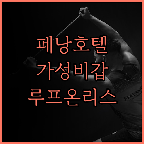 루프 온 리스 호텔 페낭 완벽 분석