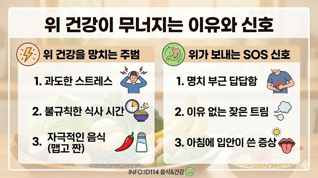 위에 좋은 음식