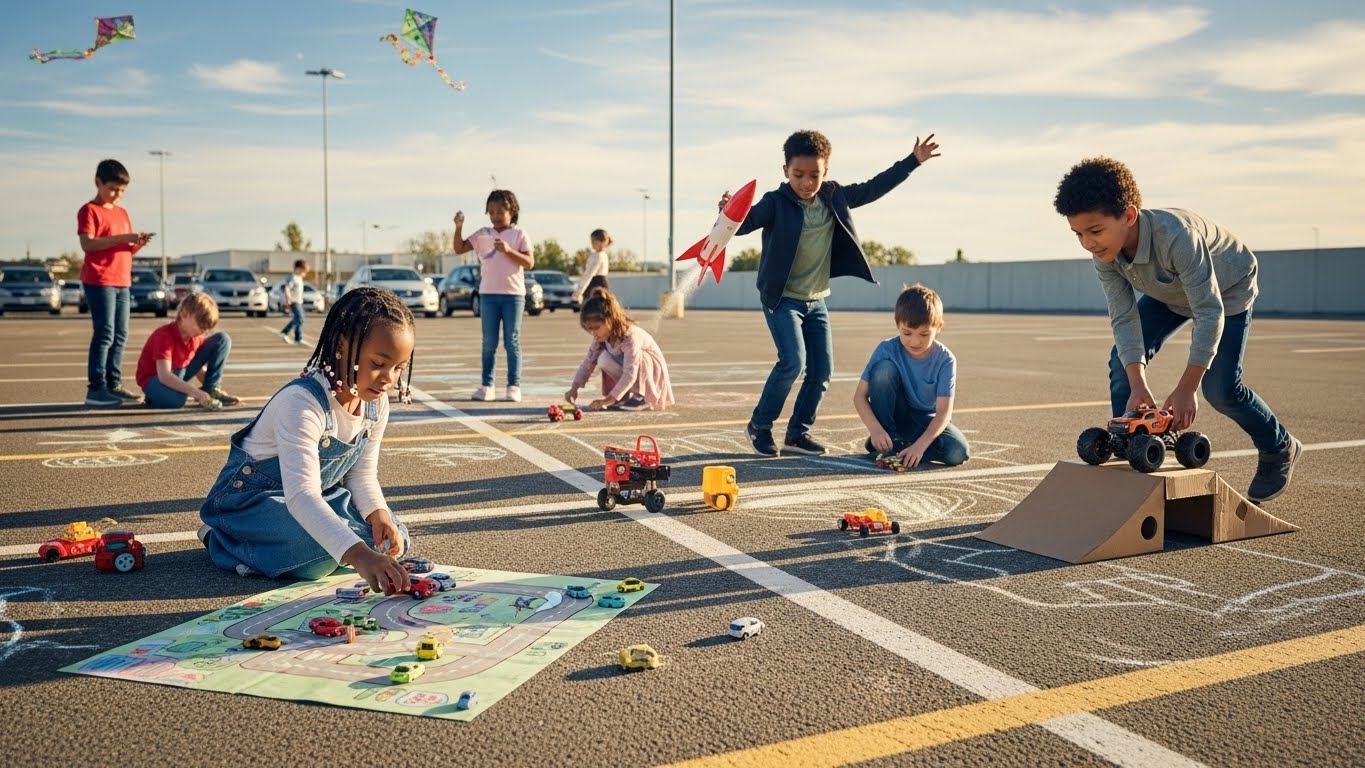  주차장 놀이 키저스 믹스시티 주차타워