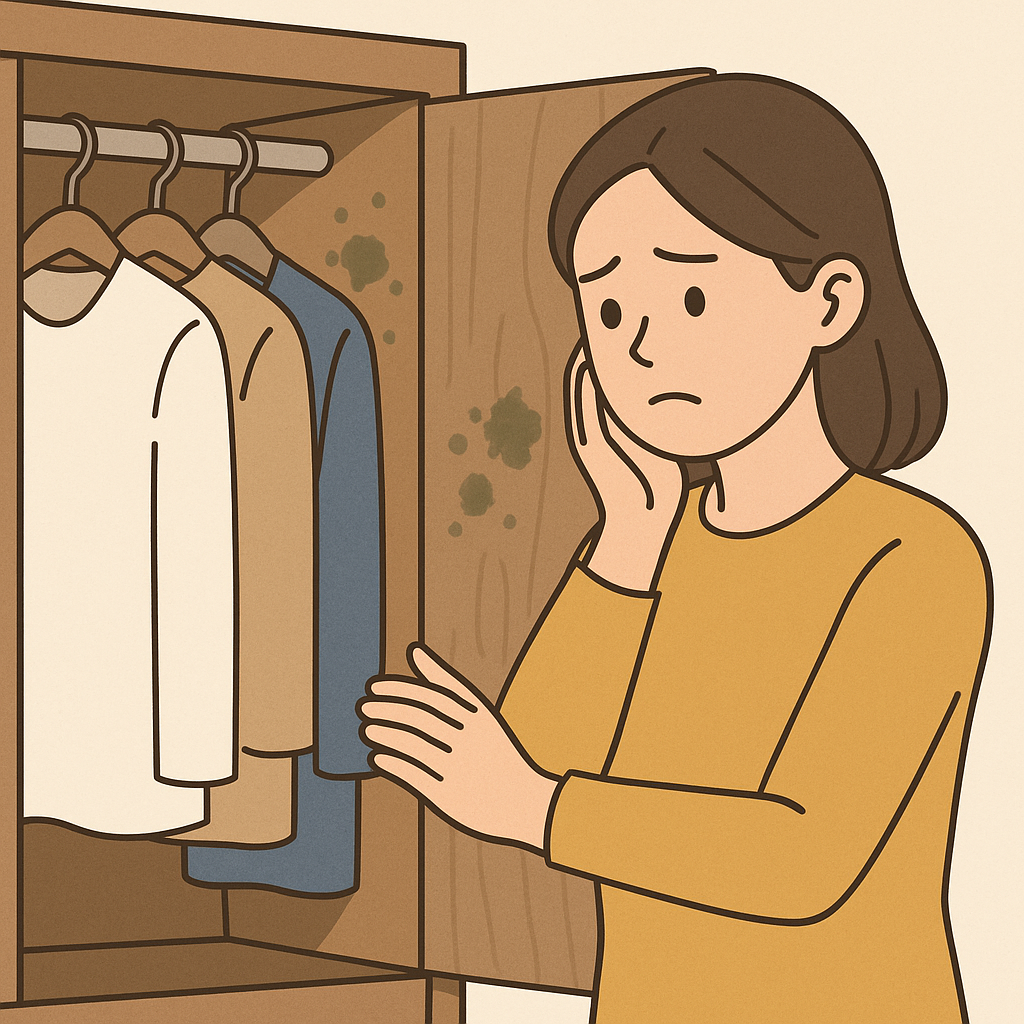 장마철 옷장 눅눅함과 곰팡이 방지법