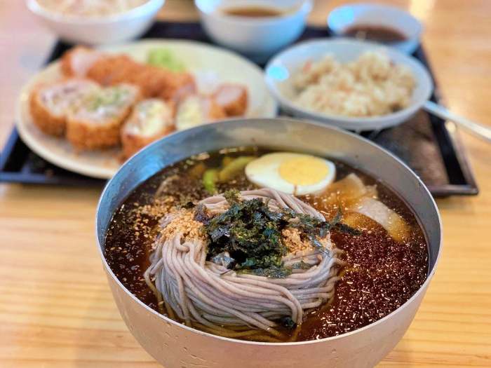 식객 허영만 백반기행 안재모 편 물 막국수 비빔막국수 들기름막국수 온면 돈가스 고양 원당 맛집 소개
