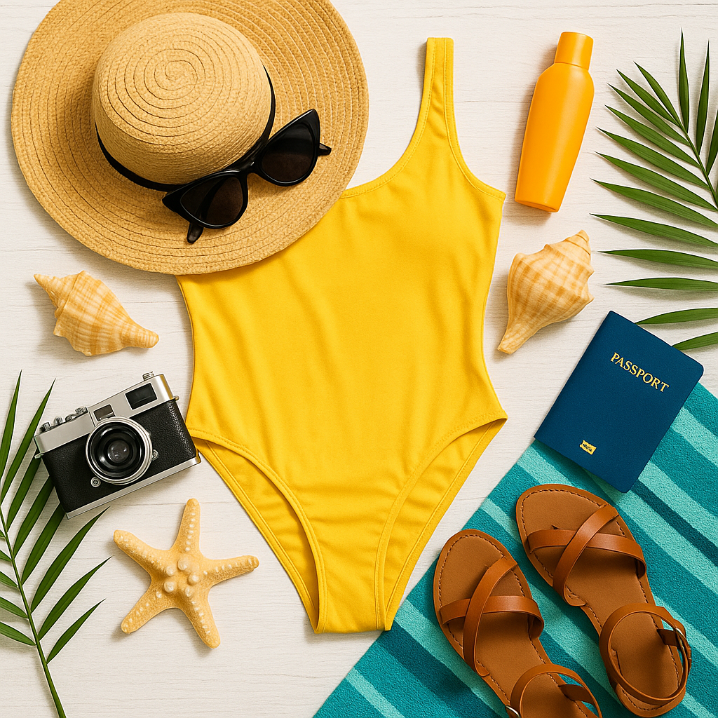 여름 휴가 가기 전 준비물 사진