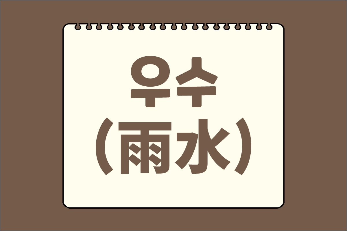 우수(雨水) 우수날짜 올해우수 제철음식