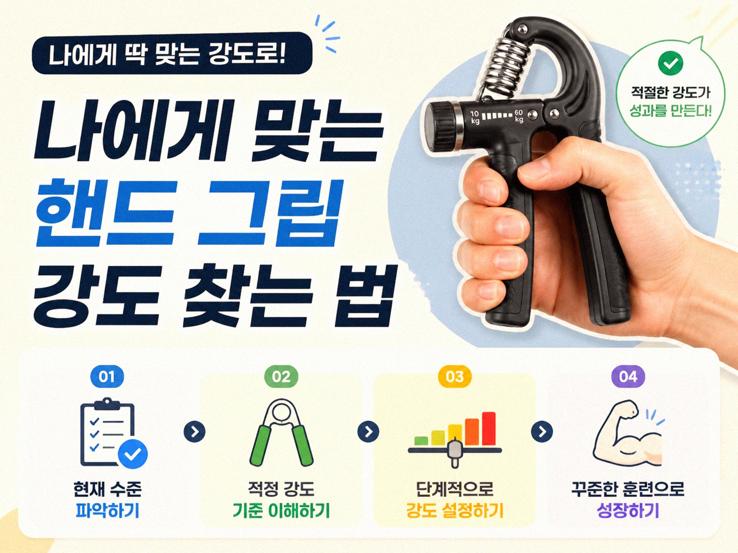 핸드 그립, 손 근력 키우는 가장 간단한 방법일까