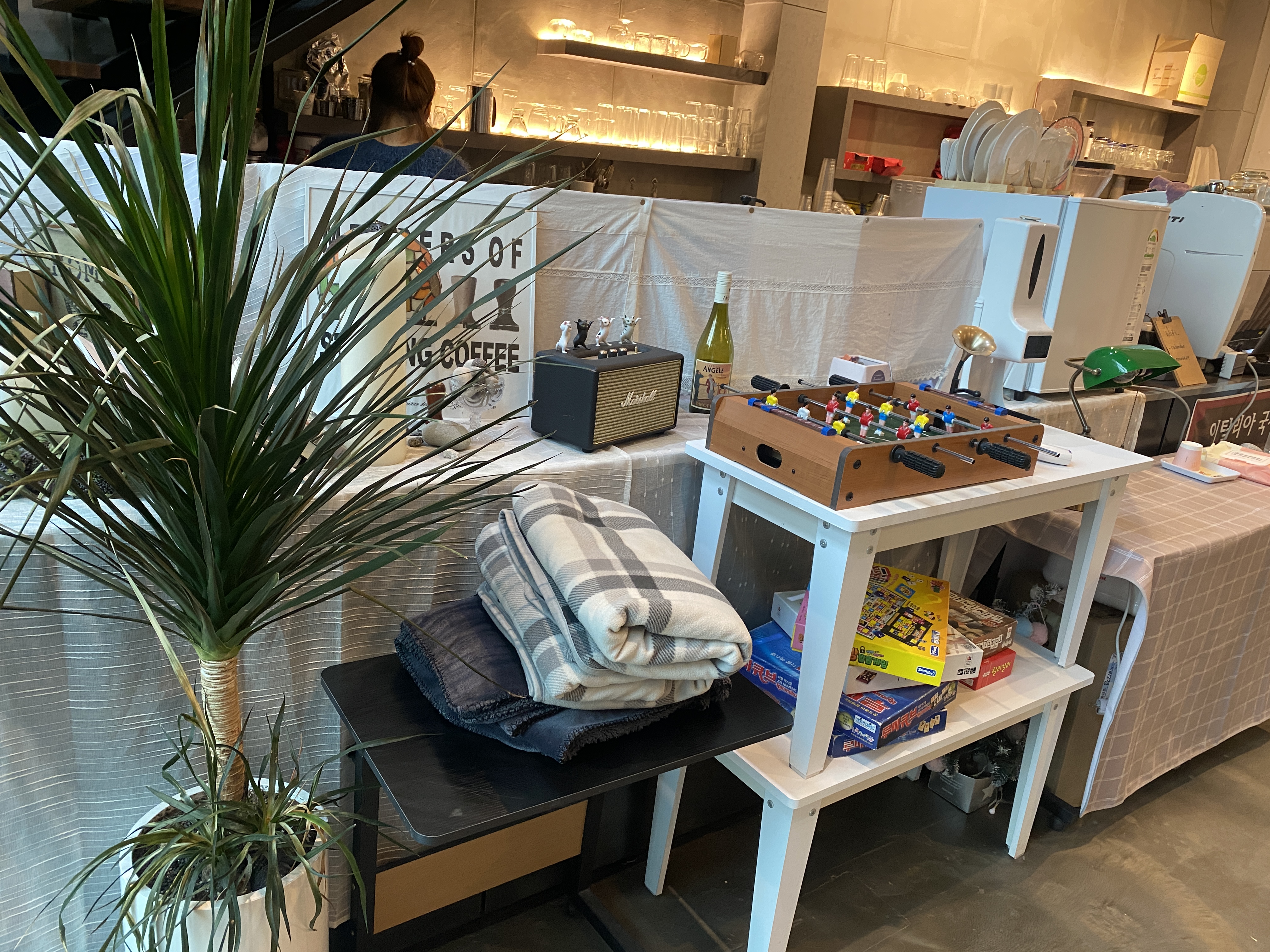 담요와 보드게임