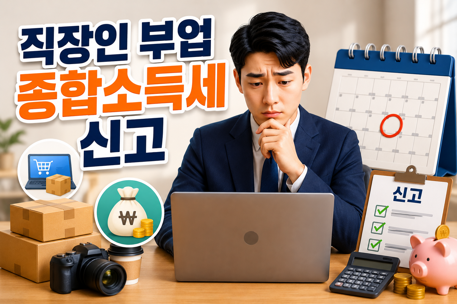 직장인 부업 종합소득세 신고 안하면? 신고방법·신고기간·세금 총정리 관련 사진