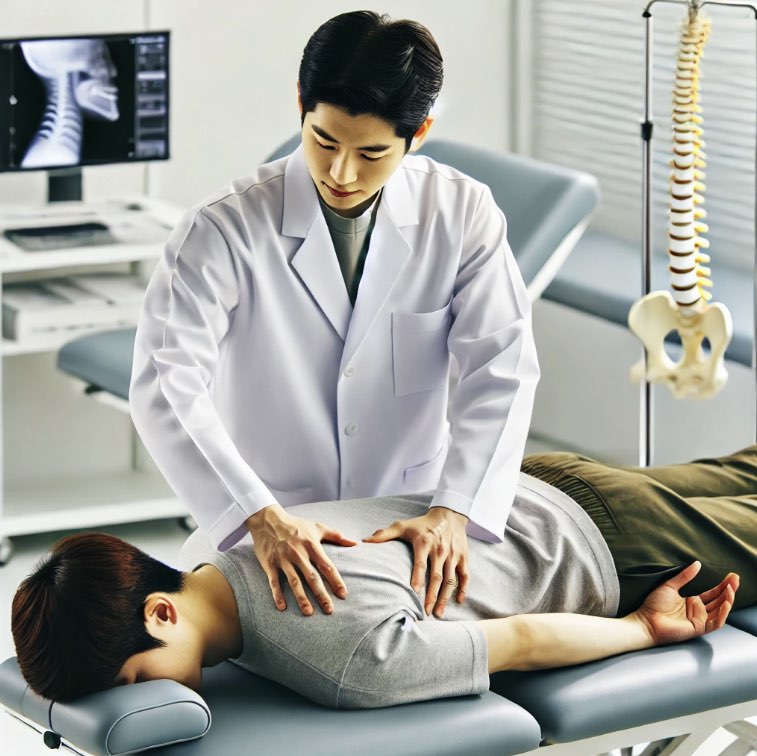 신경차단술 vs 도수치료 효과에 대한 사진