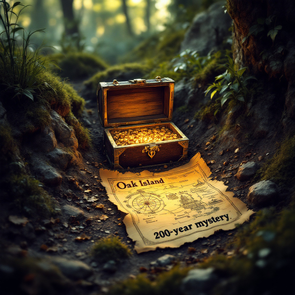 오크 섬의 보물: 200년 미스터리의 비밀