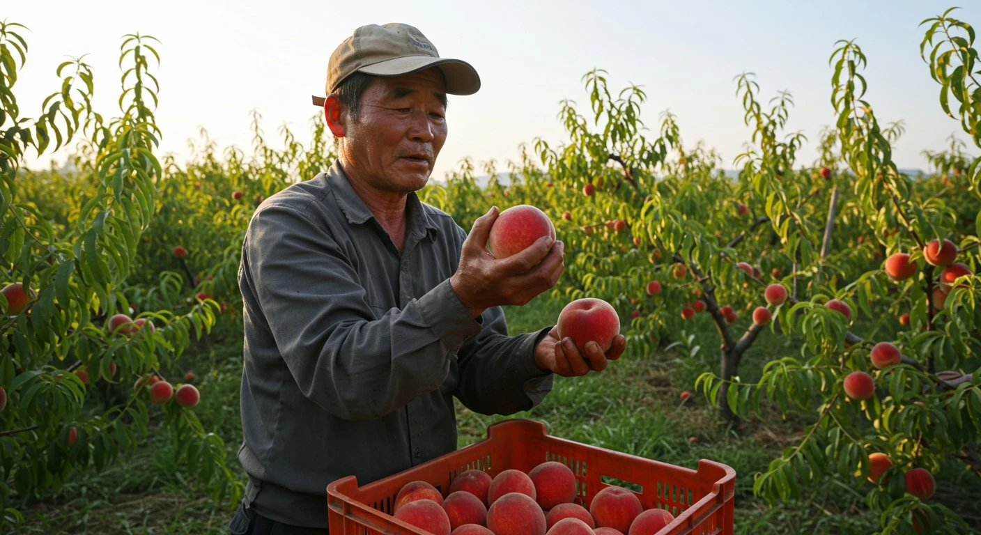 복숭아를 올바르게 먹는 방법