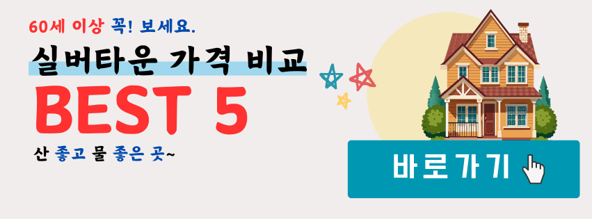 시니어 타운 실버타운 에 대해 알아보자