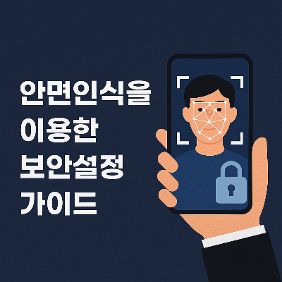 안면인식을 이용한 보안설정 가이드