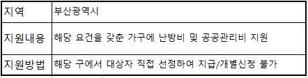 난방비 지원