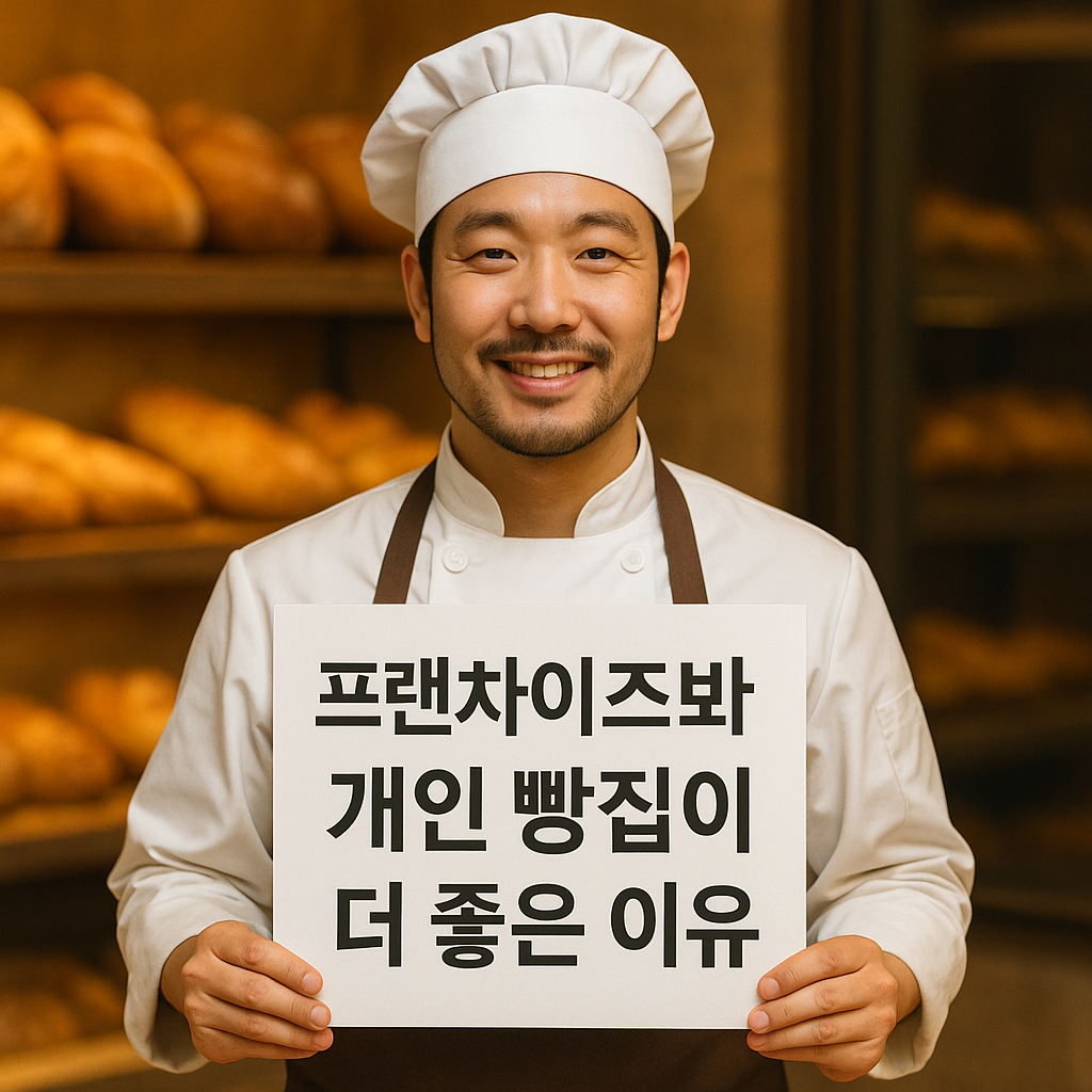 프랜차이즈보다 개인 빵집이 더 좋은 이유