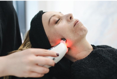 피부 치료 모습