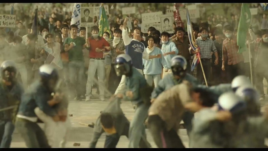 1987 영화 민주화 운동 시위 장면