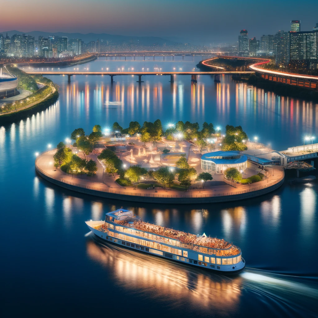 한강 공원 야경