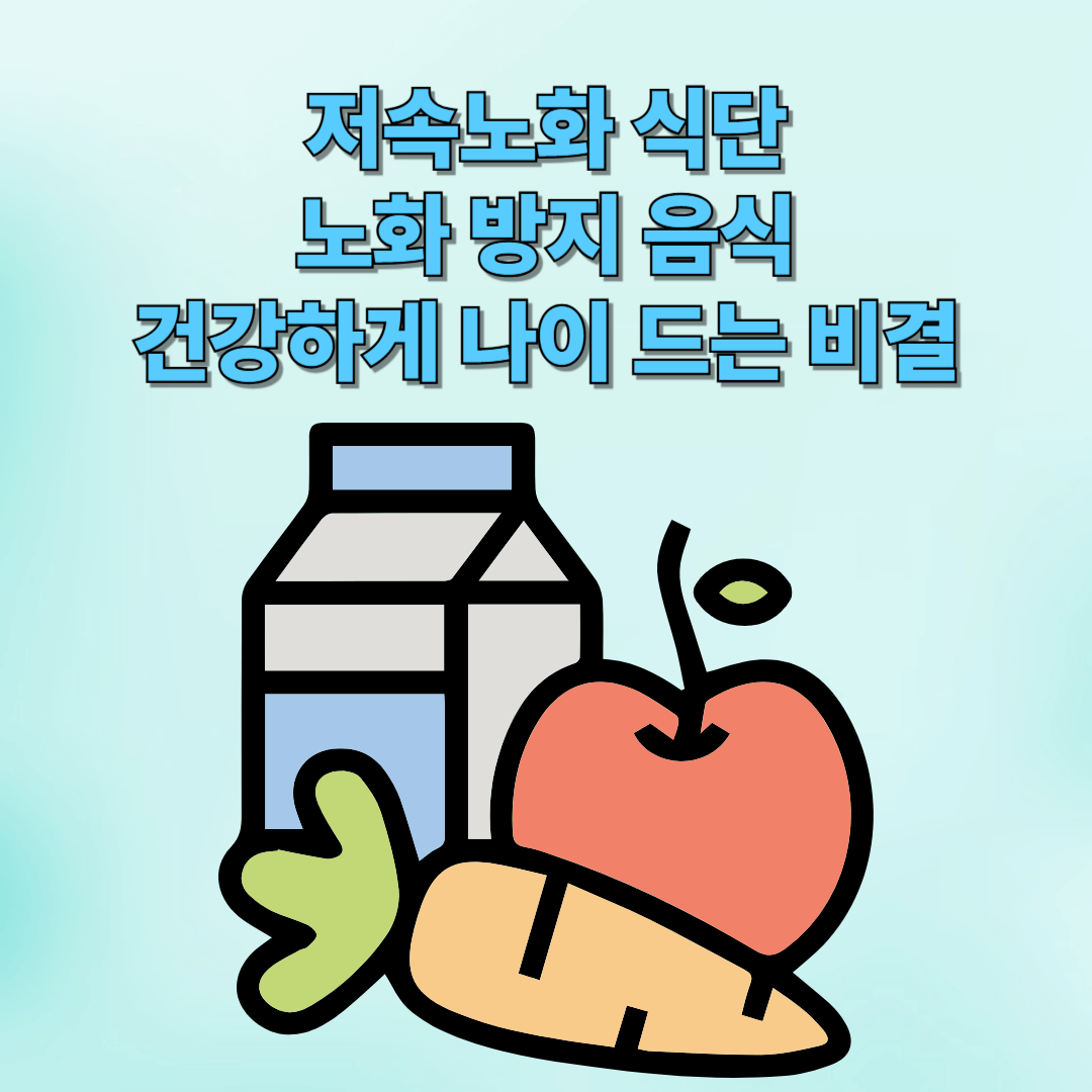 저속노화 식단