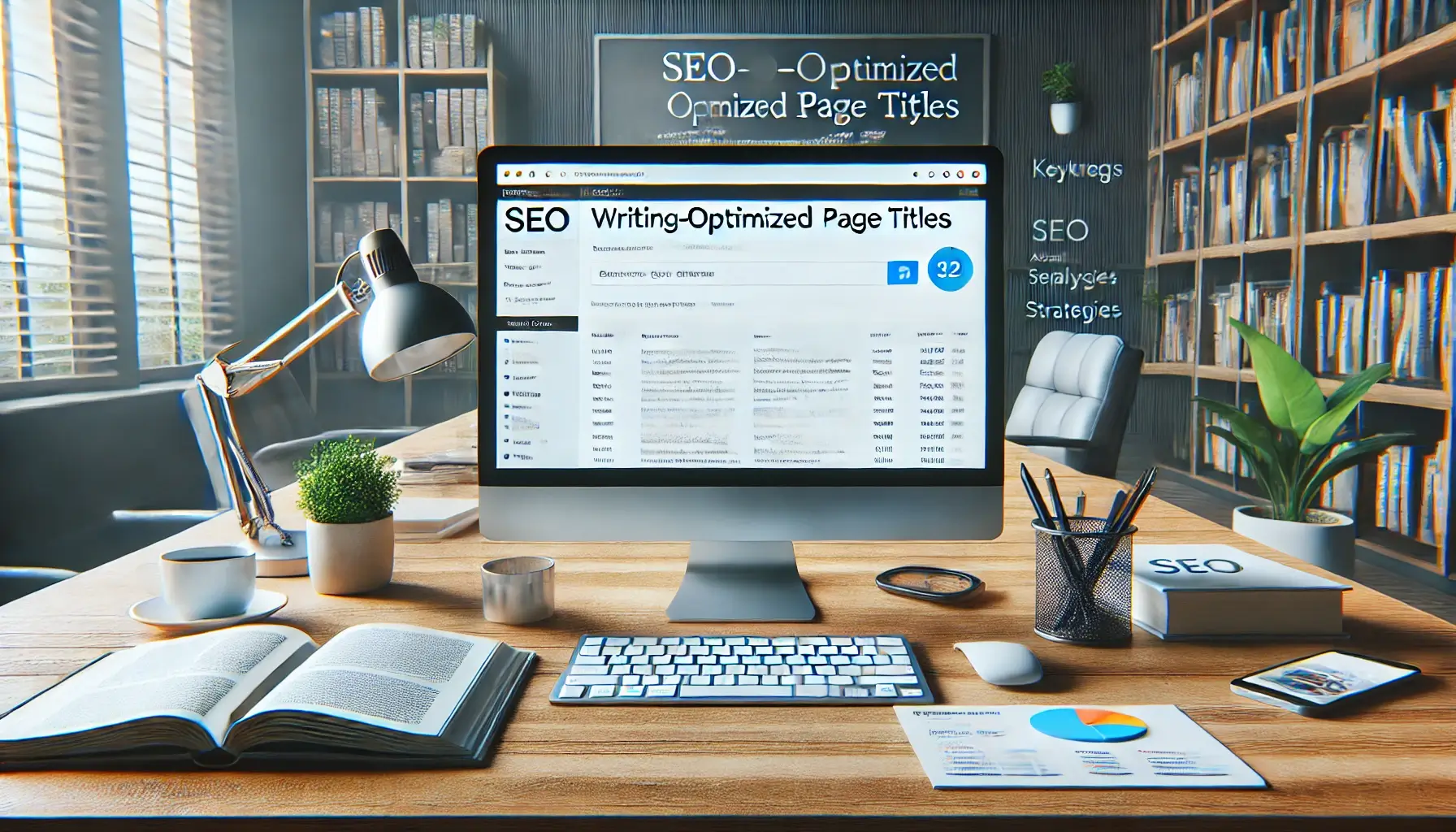 전체적인 분위기는 콘텐츠 생성 및 최적화에 집중된 전문적이고 몰입된 환경을 나타냅니다.