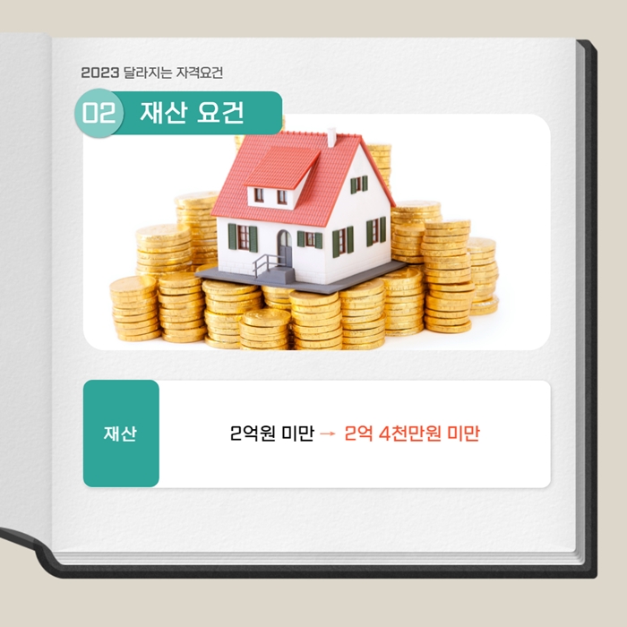 2023 근로장려금 재산 요건