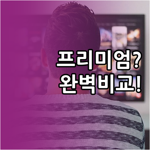 스포티비나우 프리미엄 베이직 차이와 ..