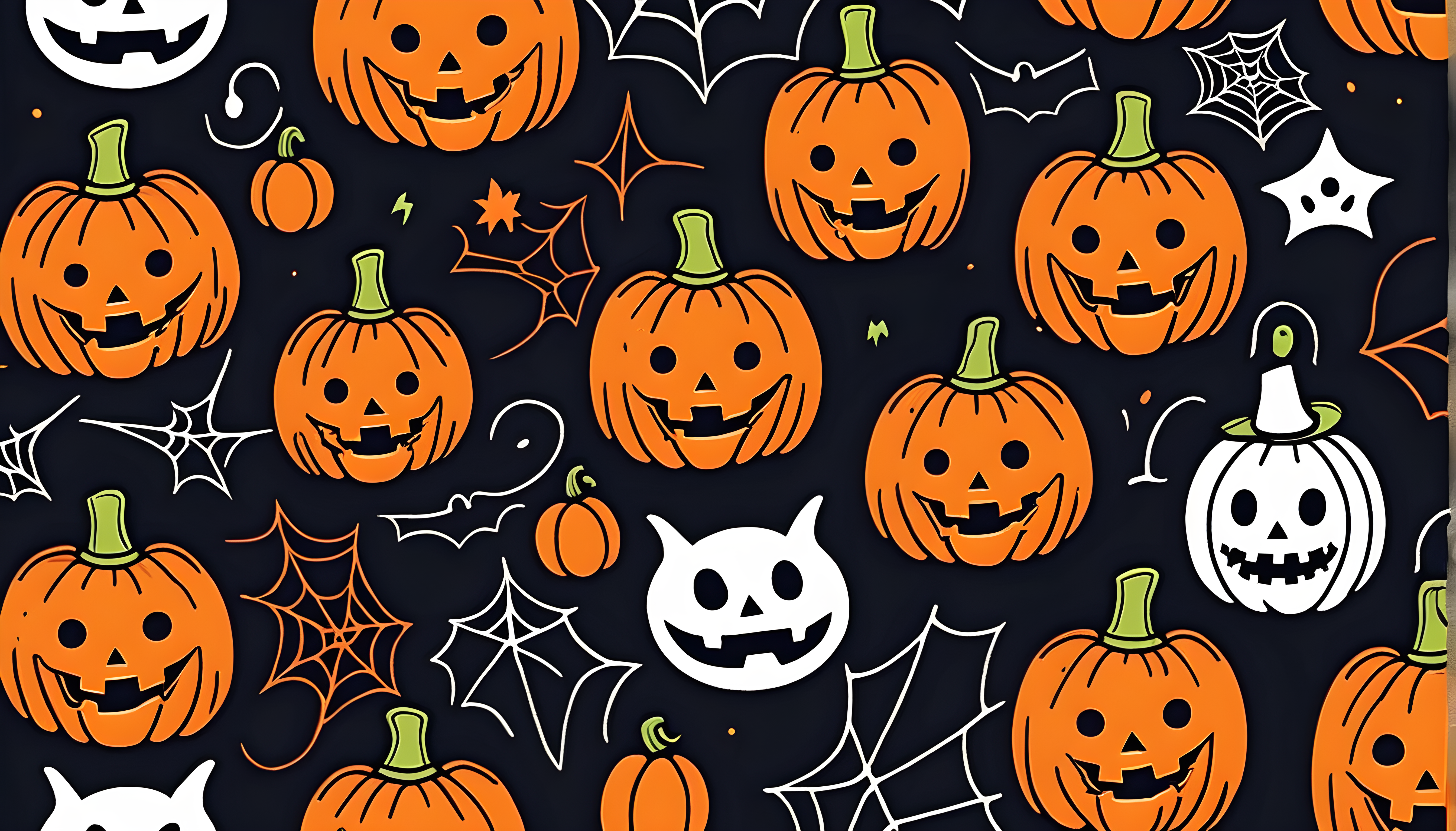 할로윈 호박 귀신 일러스트 다운로드