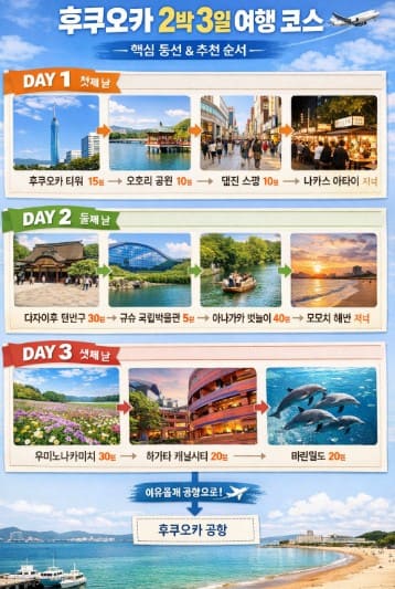 후쿠오카 2박 3일 코스 관련 사진