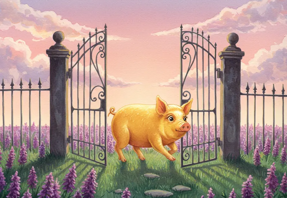 돼지를 도망치게 하는 꿈 해몽