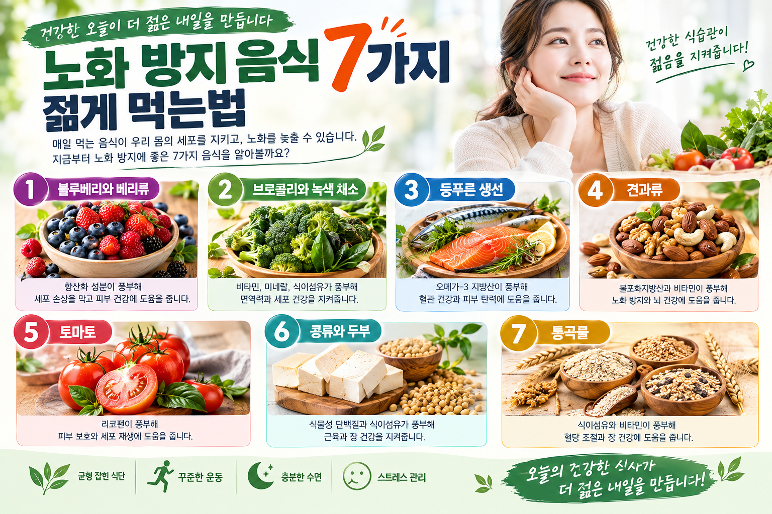노화 방지 음식 관련 자료
