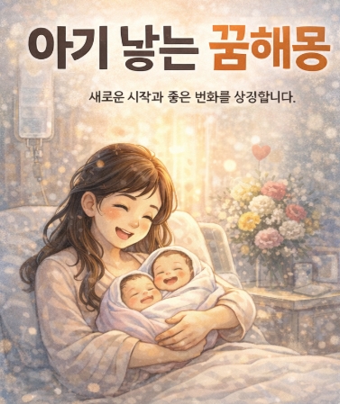 아기 낳는 꿈해몽! 태몽 재물 등 유형별 10가지 총정리!