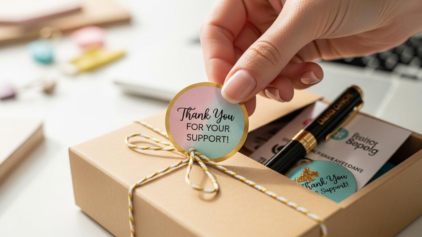 승진 답례품 스티커