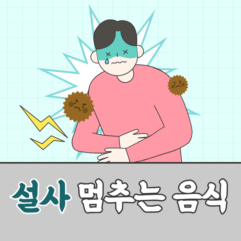 설사 멈추는 음식