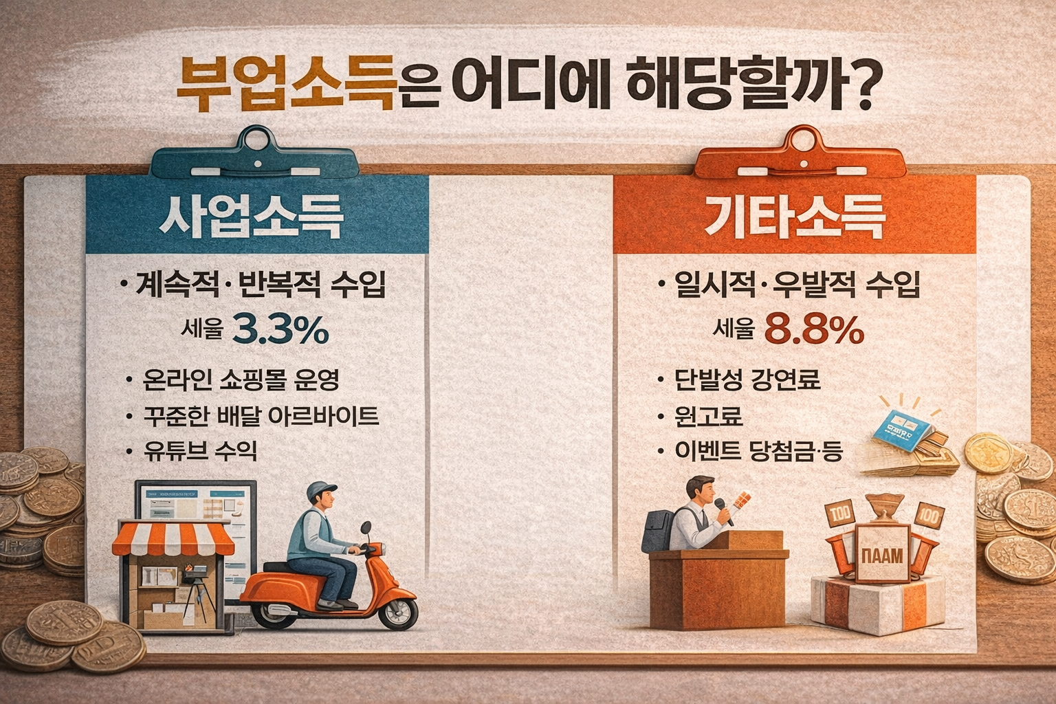 부업소득, 종합소득세