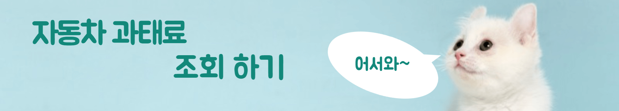 자동차 과태료 조회하기