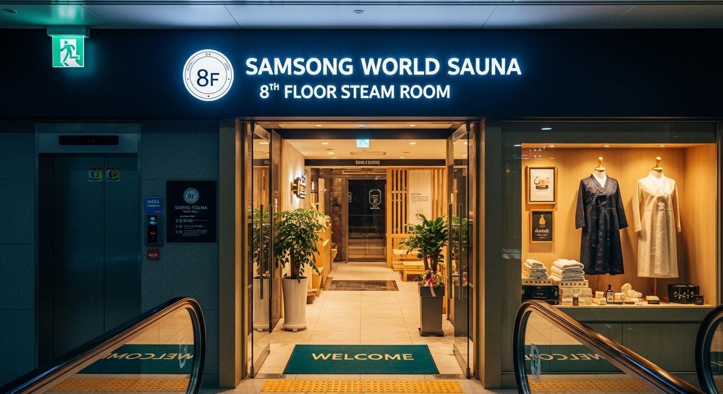 삼송월드사우나 8층찜질방매점